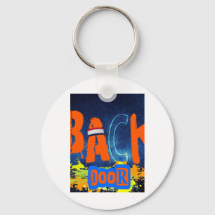 Chaveiro Top de chiffon com design “Back Door Chemistry”