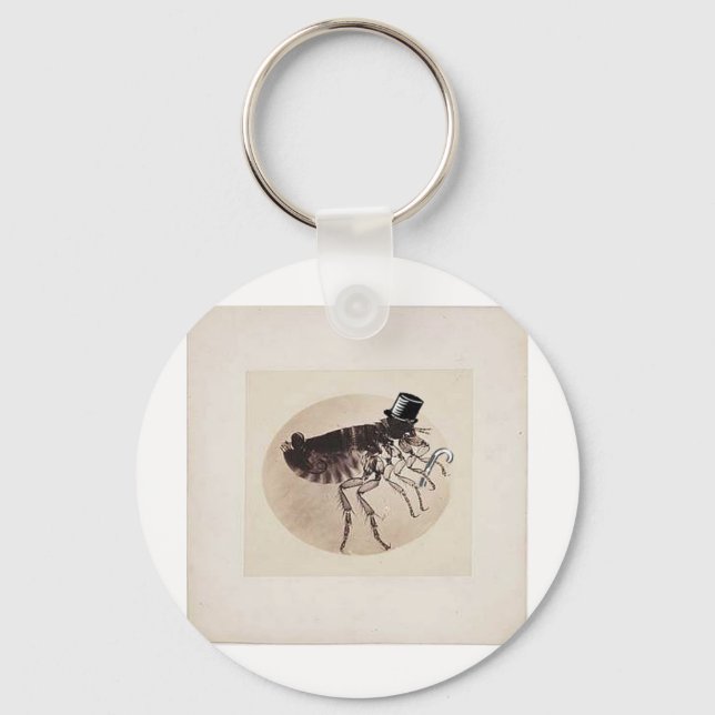 Chaveiro Top Hat e Cane Flea (Frente)