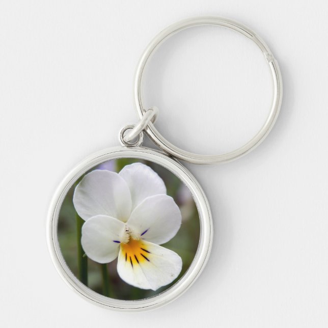 Chaveiro Toque de Chave de Pansy Selvagem (Frente)
