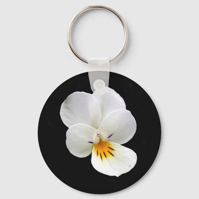 Chaveiro Toque de Chave de Pansy Selvagem (Frente)