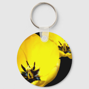 Chaveiro Toque de Chave de Tulipa Amarelo