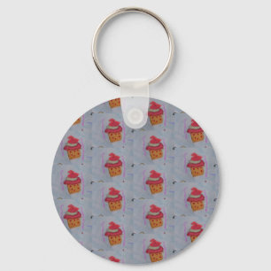 Chaveiro Toque de Chave do Botão Cupcakes