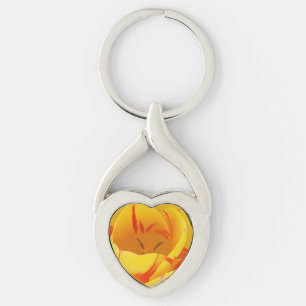 Chaveiro Toque de Chave Metálica Amarelo