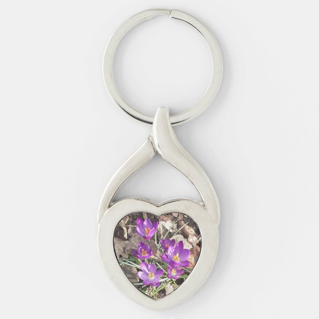 Chaveiro Toque de Chave Metálica Crocus Puro (Frente)