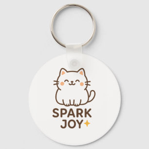 Chaveiro "Toque de Gato de Joia Espelhada - Gif Estético de