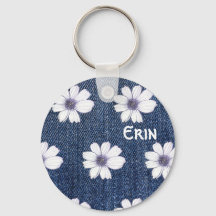 Toque de Tecla do Padrão de flor do Marinho de Nom