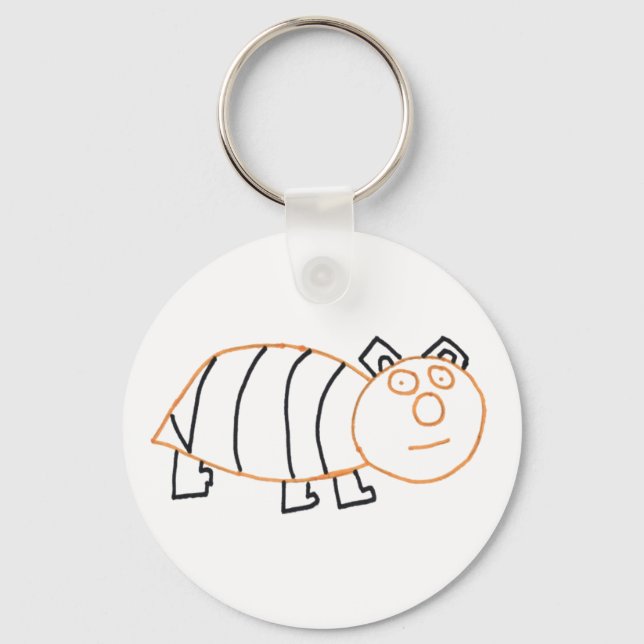Chaveiro Toque de teclas de botão Básico do Urso Básico de  (Frente)
