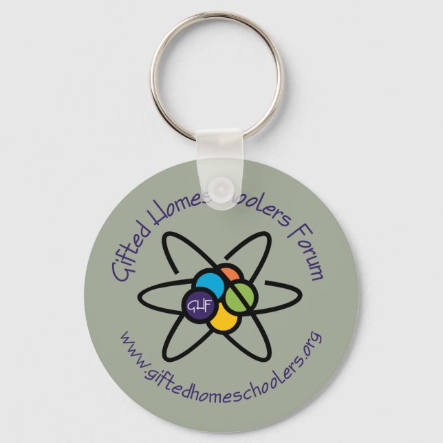 Chaveiro Toque de teclas do logotipo GHF (Frente)