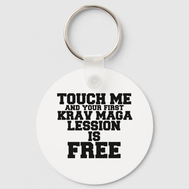 CHAVEIRO TOQUE EM MIM E SUA PRIMEIRA LESÃO KRAV-MAGA É LIVR (Frente)