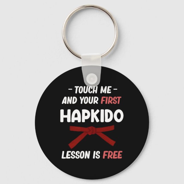 Chaveiro Toque-me e sua primeira aula de Hapkido é grátis J (Frente)