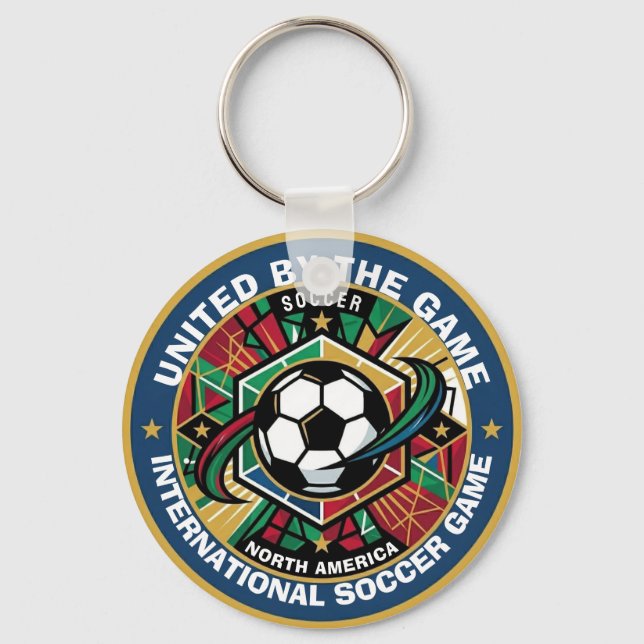 Chaveiro Torcida de Futebol Internacional da América do Nor (Frente)
