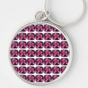 Chaveiro Tormaline Gemstone Pink