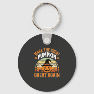 Chaveiro Torne a Abóbora Grande Novamente Design de Hallowe