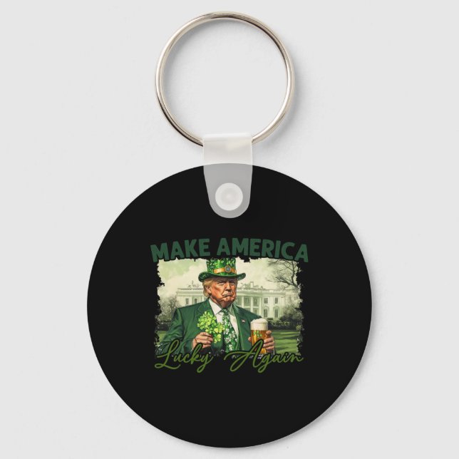 Chaveiro Torne A América Sortuda Novamente Rua Patrick Day  (Frente)