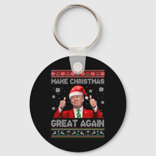 Chaveiro Torne o Natal Grande Novamente Xmas Divertido Trum