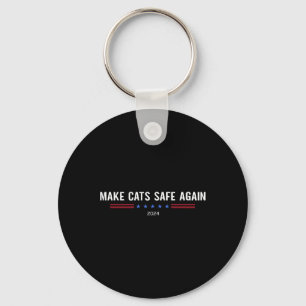 Chaveiro Torne Os Gatos Seguros Novamente Engraçados Trump