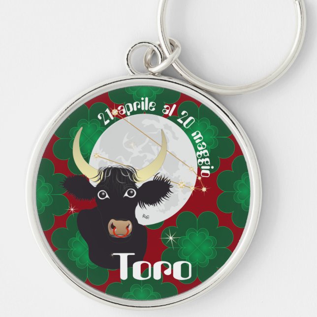 Chaveiro Toro 21 prile al 20 maggio Portachiavi (Frente)