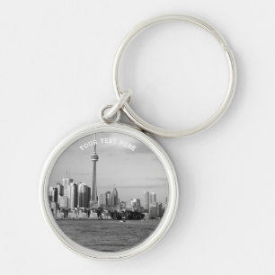 Chaveiro Toronto Canada Ontario Black White Vintage