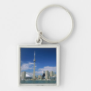 Chaveiro Torre CN e Skydome em Toronto, Ontário,