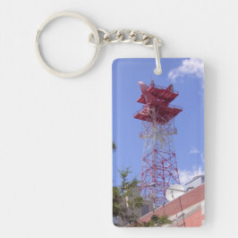 Chaveiro Torre de Telecomunicações de Rádio do Microwave Re