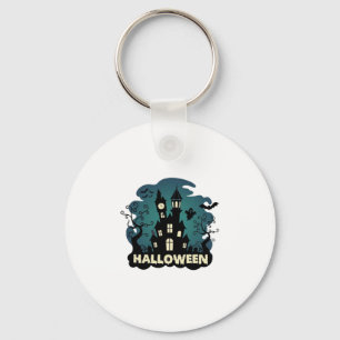 Chaveiro Torre do Relógio da Casa Assombrada de Halloween M