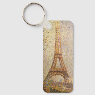Chaveiro Torre Eiffel de Georges Seurat, Vintage Fine Art