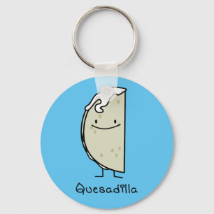 Chaveiro Tortilha grelhada mexicano do Quesadilla com