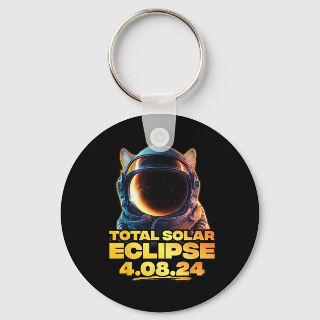 Chaveiro Total América 4.08.24 Eclipse Solar Total Cat 2 (Frente)