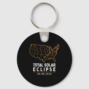 Chaveiro Total América do Partido Solar Eclipse 2024