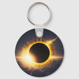 Chaveiro Total de Texto para Adicionar Souvenir Eclipse Sol