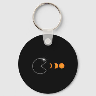 Chaveiro Total do Eclipse Solar abril 8 2024 Fases Diversas