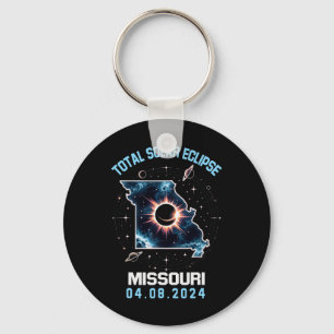 Chaveiro Total Eclipse Solar abril 8 2024 Missouri Totalida