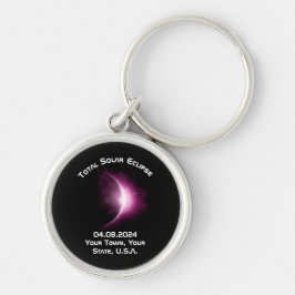 Chaveiro TOTAL personalizado ECLIPSE SOLAR 2024 Souvenir