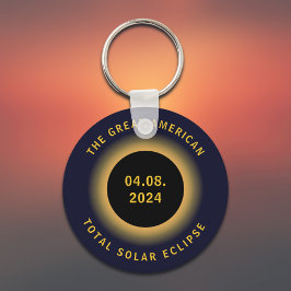 Chaveiro Total Solar Eclipse da América do excelente 8 de a