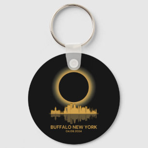 Chaveiro Totalidade do Souvenir Solar Eclipse Buffalo Nova