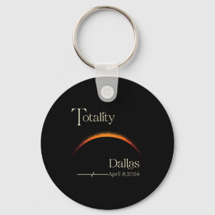 Chaveiro Totalidade Eclipse Solar Dallas Texas Total Ce Sol