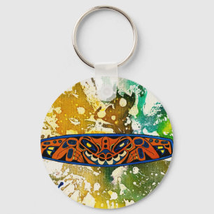 Chaveiro Totem de Athabascan por Michael Moffa