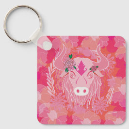 Chaveiro touro,flor da vida, azul, mandala,zen,chakra