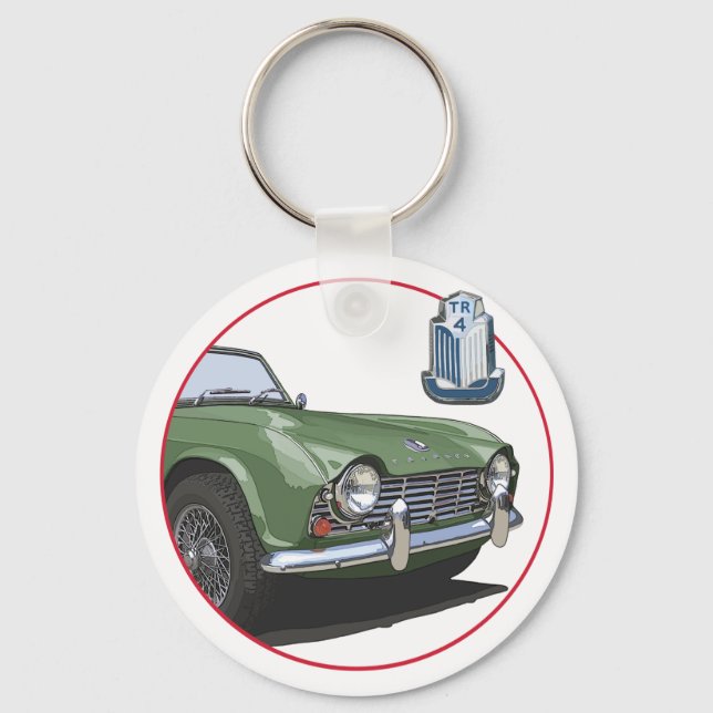 Chaveiro TR4 verde (Frente)