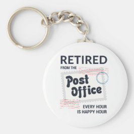 Chaveiro Trabalhador Postal Aposentado, Mailman Funny