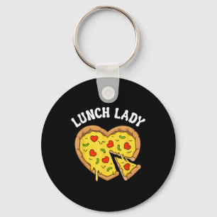 Chaveiro Trabalhadora de Cafeteria da Escola de Coração Lad