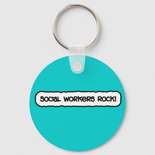 Chaveiro Trabalhadores Sociais Rock! (Frente)
