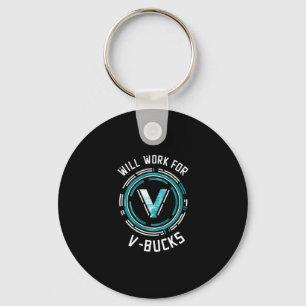 Chaveiro Trabalhará por V-bucks Ttle Royale Gamer