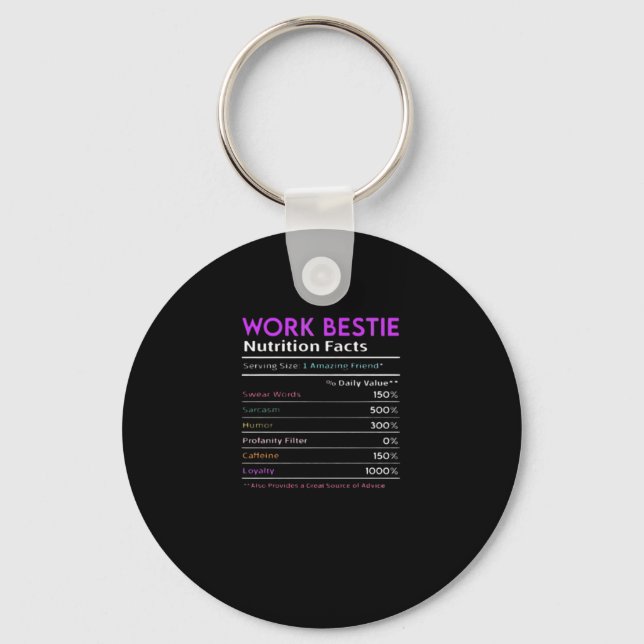 Chaveiro Trabalho Bestie Essencial (Frente)