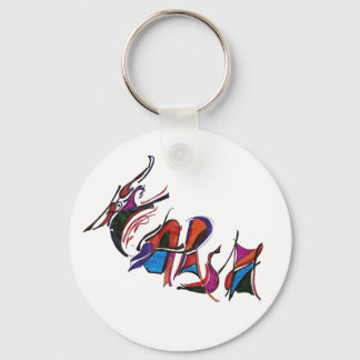 Chaveiro trabalho de caligrafia de arte personalizada HARSH