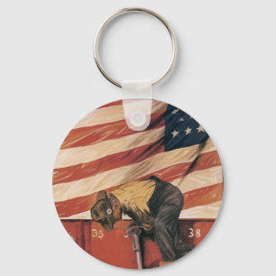 Chaveiro Trabalho em equipe vence