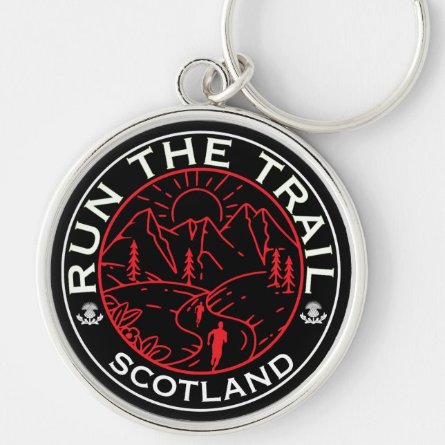 Chaveiro Trail Running Scotland (Frente)