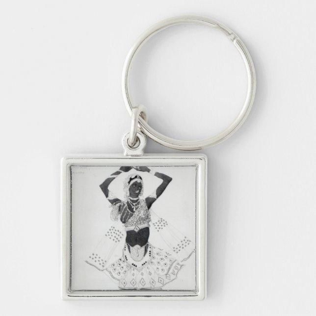 Chaveiro Traje o design para "Le Dieu Azul", 1912 (Frente)