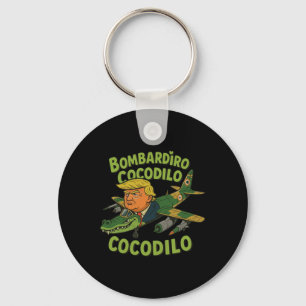 Chaveiro Tralalalalero Tralala Crocodilo Trump Italiano