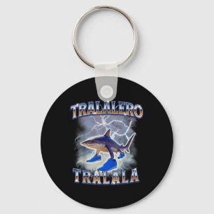Chaveiro Tralalalero Tralala Funny Shark Meme Bootleg